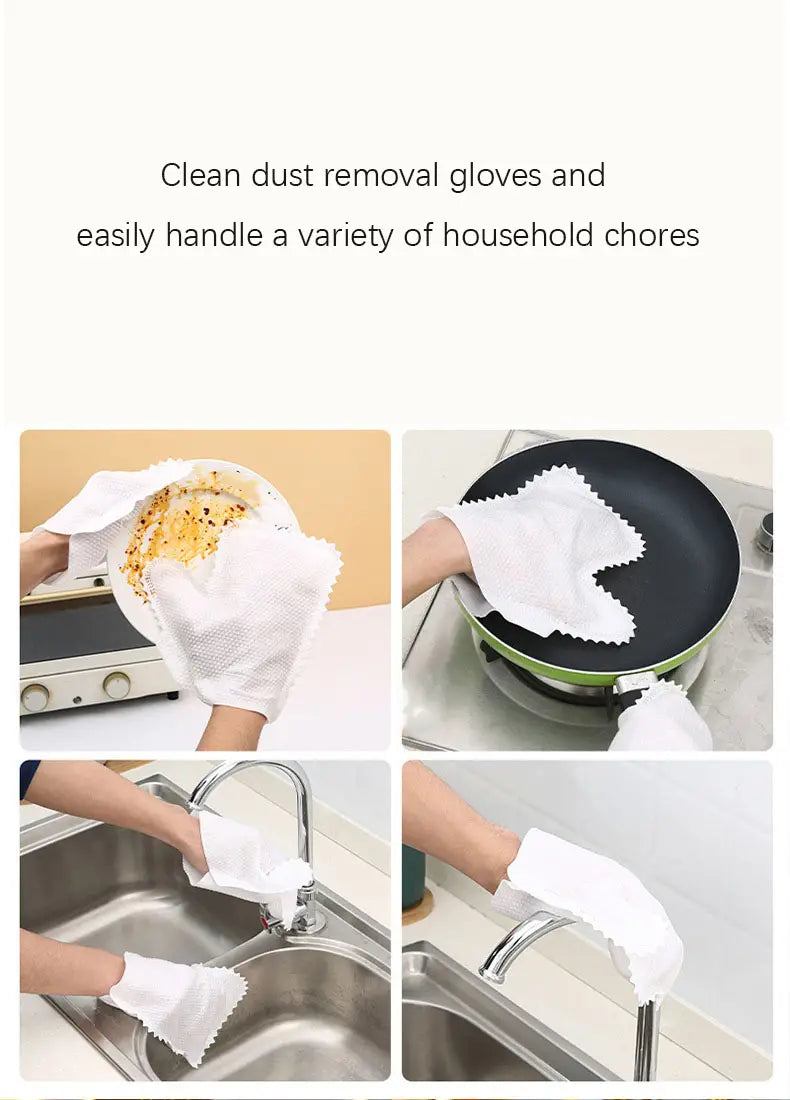 10pcs Disposable Household Cleaning Gloves Set