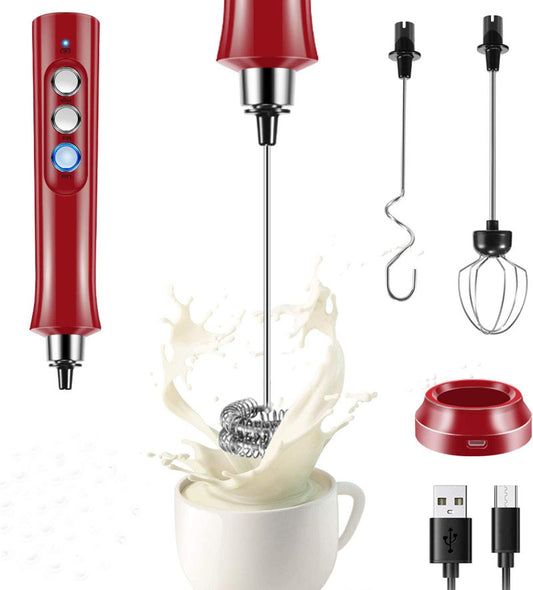 Portable USB Rechargeable Electric Milk Frother