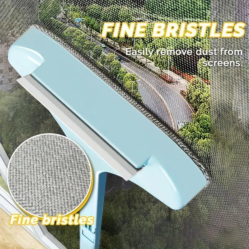 1pc 2-in-1 Removable Window Cleaning Brush